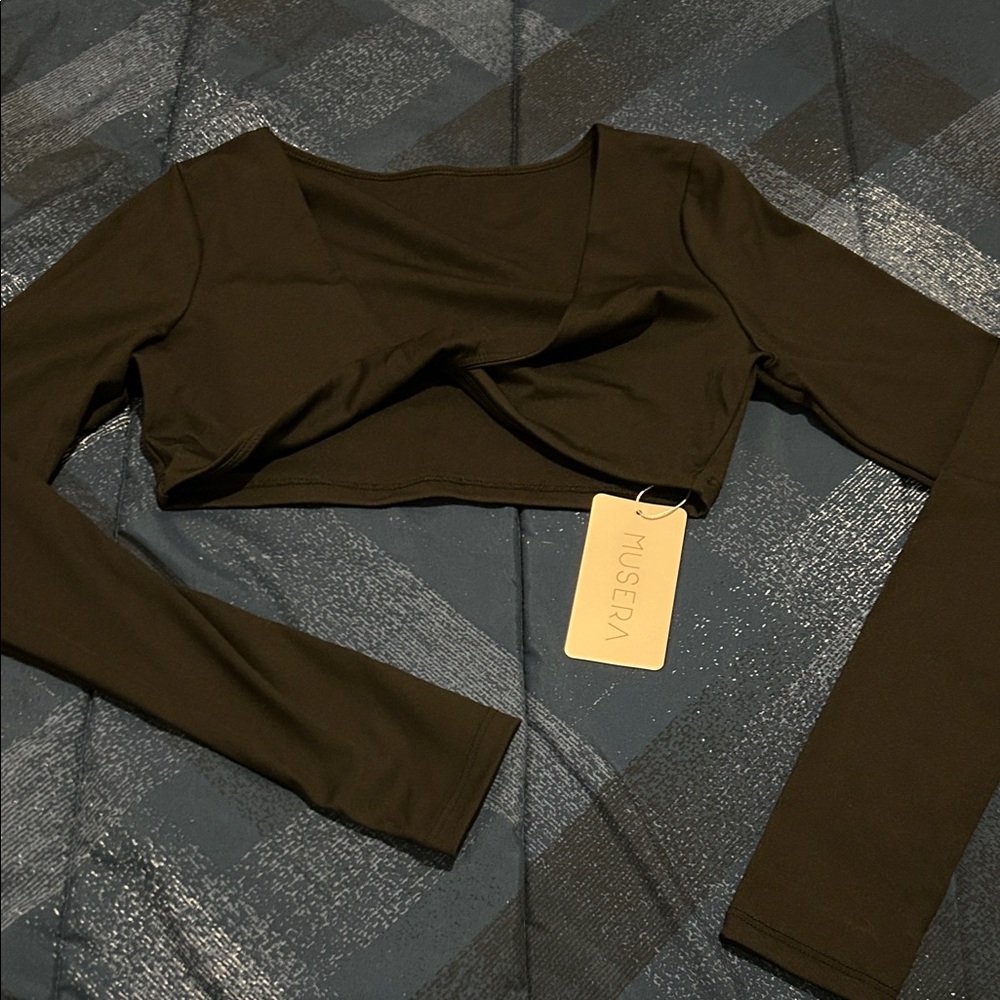 Muse Black Long Sleeve Top